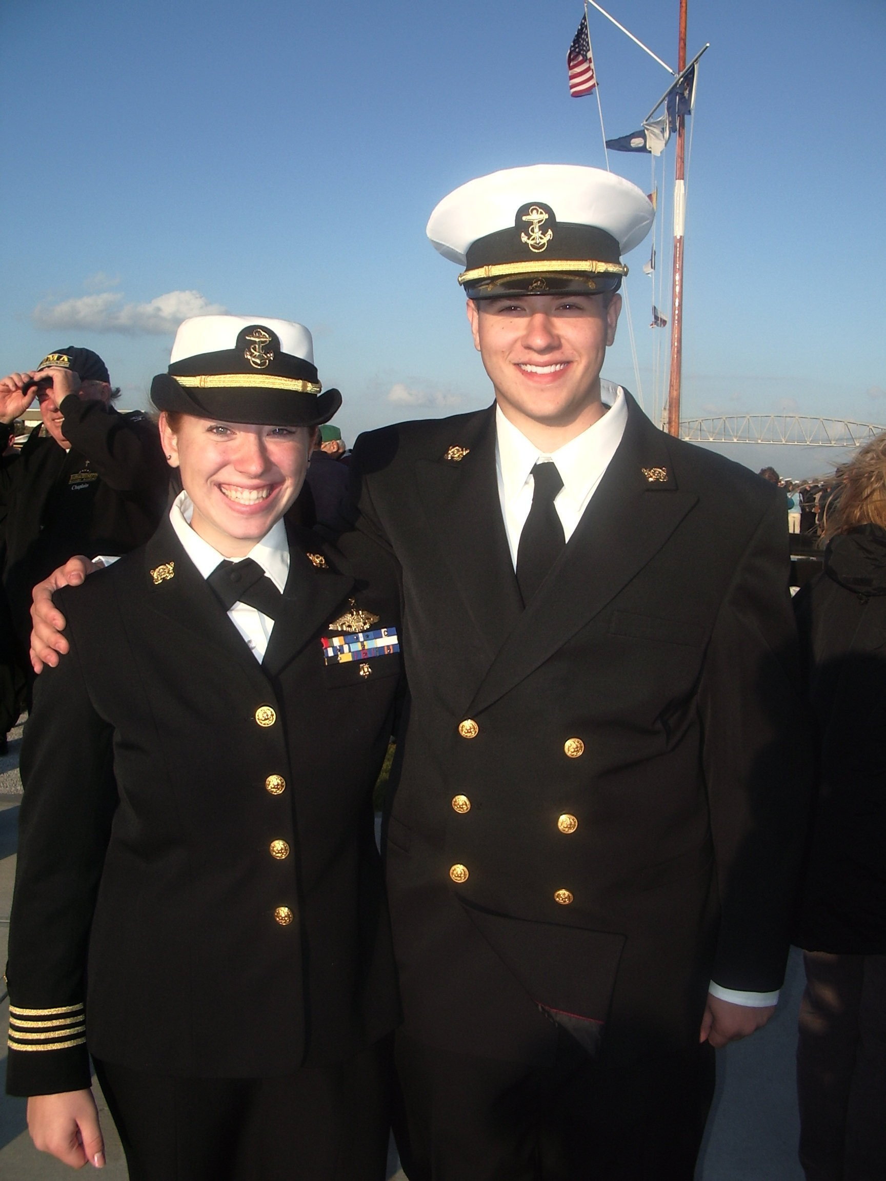 My brother Joe and me during his recognition ceremony