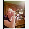 Cathy drinking...