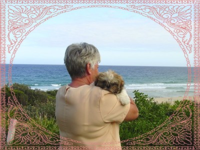 Pat and "DD" at the Beach