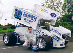 Ryan Floer was Rookie Of The Year in the Wilroc 360 Sprint Car Series