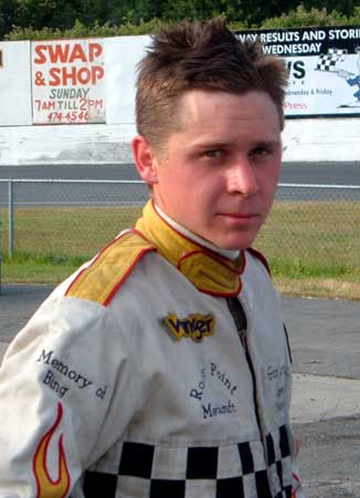 Ryan Floer at sprint car test