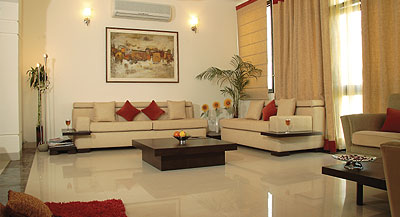 Mesmerising splendour of the living room reflecting opulence
