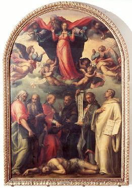 The Annunciation by Giovanni Antonio Sogliani