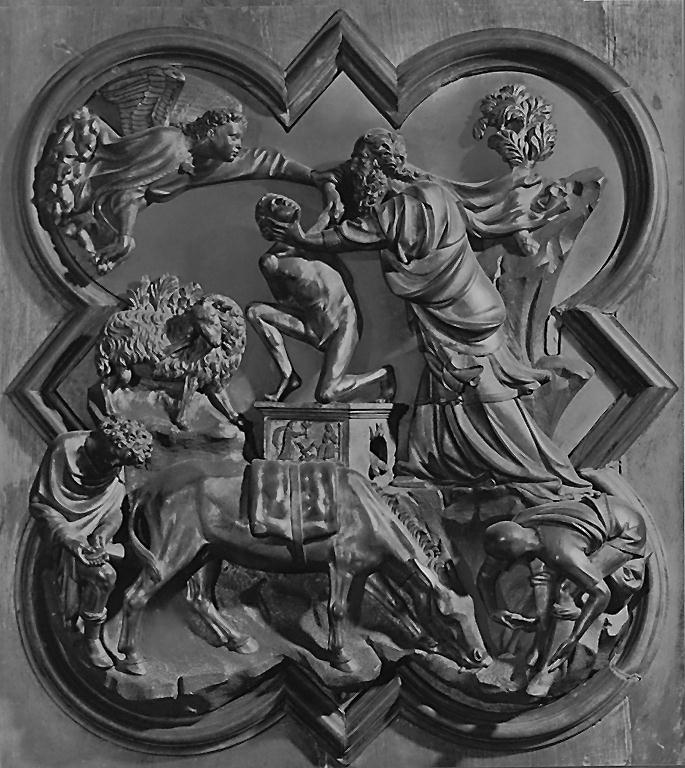 The Sacrifice of Isaac by Brunelleschi