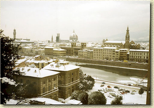 Florence in Snow