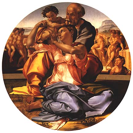 The Doni Tondo by Michelangelo