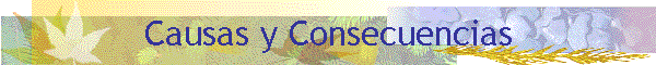 Causas y Consecuencias