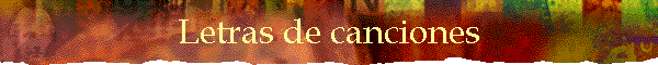 Letras de canciones