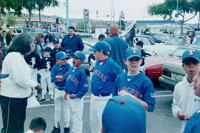 At the beginning of the parade