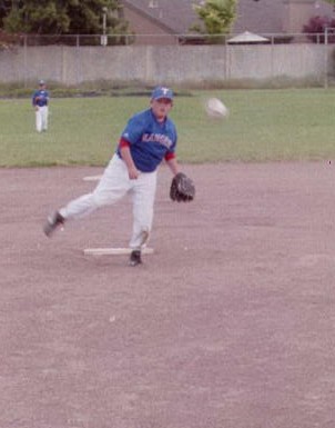 Steven's pitching debut