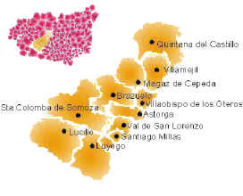 mapa de la maragater�a