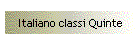 Italiano classi Quinte