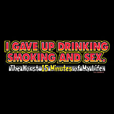 beer, sex and cigarettes