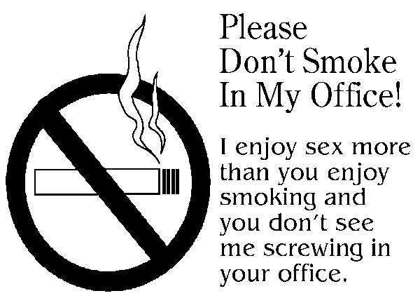 no smoking please