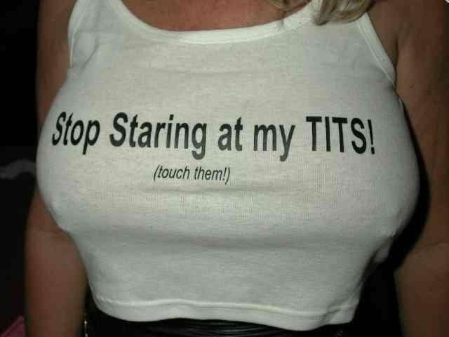 Don't stare just touch