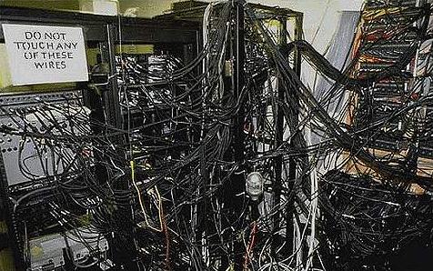 A whole lot of wires
