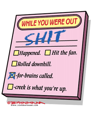 Post it note cartoon