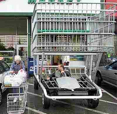 World's fastest shopping cart