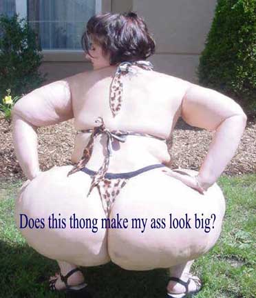 The wrong person to see in a thong
