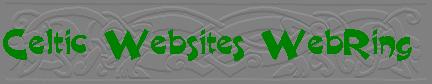 Celtic Web Sites Webring