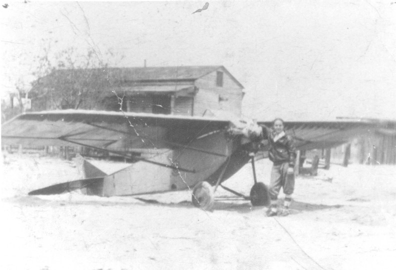 An Epps Model 1924 Monoplane at Barren Island Airport circa 1928-1929
