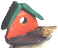 close-up of Birdhouse 1