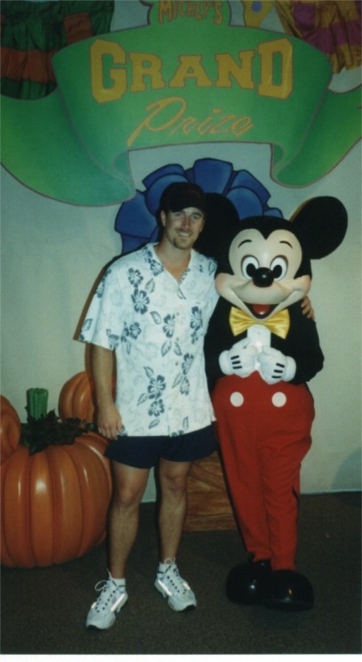 sandy and mickey mouse