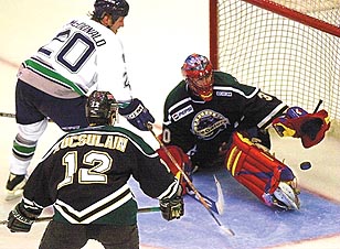 in goal vs Florida