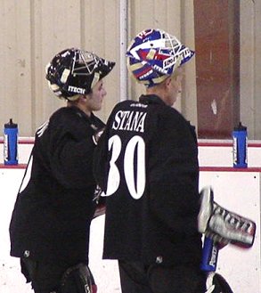 with training camp team mate Barlow
