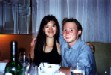 Sarah and Andrew having dinner