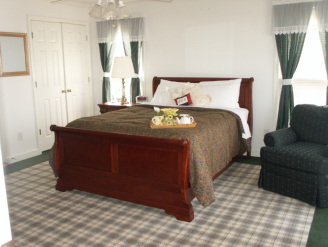 spacious bedroom