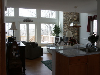 spacious living area