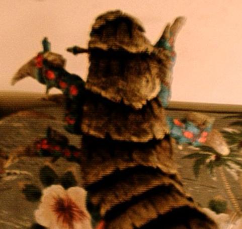The back of my Trygon and my bed.