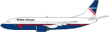 British Airways Boeing 737-400 Union Jack Colours