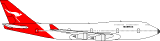 Qantas Boeing 747-400 Normal Colours