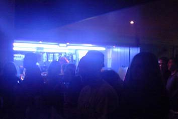The Upstair's bar ... hazey