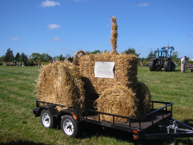 Straw tractor