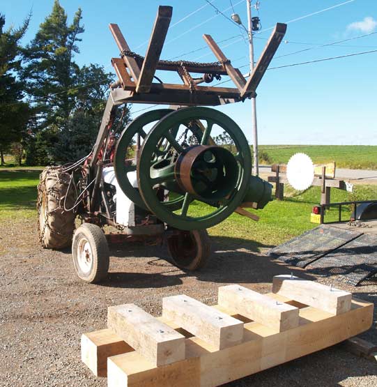 Placing Fairbanks Morse on new skids