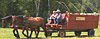The wagon rides were a popular attraction