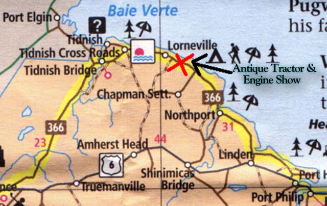 Directions to the Lorneville show