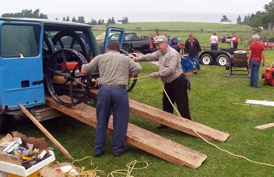 Unloading a Fairbanks Morse 10 HP