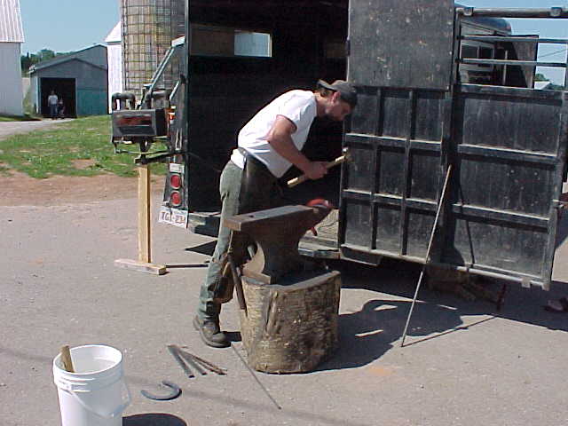 Making a horseshoe