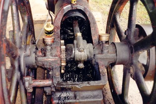 Crank cover removed