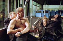 This scene, and picture, is for the ladies. I wonder if Bruce Willis could've done this.