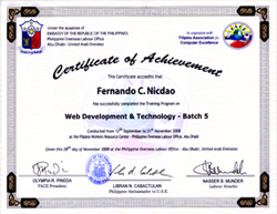 Web Dev. Certificate