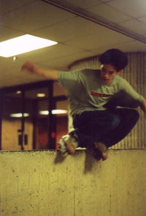 Bs royale on more than waist high ledge