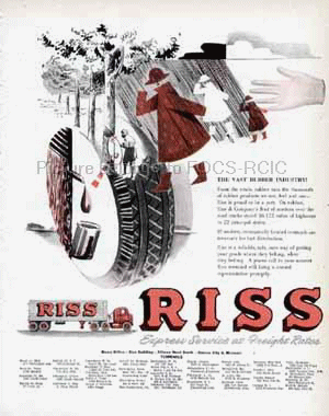 Riss & Company, Inc. ad. Date: July, 1952