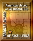 The American Association Of Webmasters 2006 award.