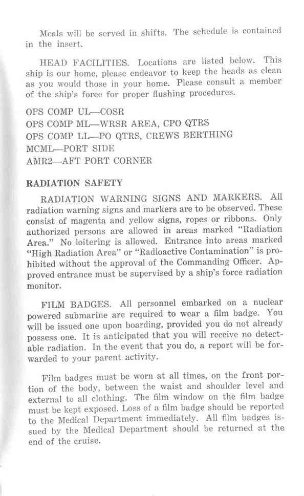 [ Sea trial booklet, page 10]