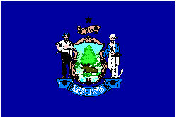 [Maine Flag]